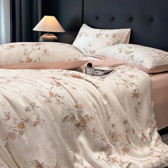 Blossom Rosé Bamboo Bedding Set
