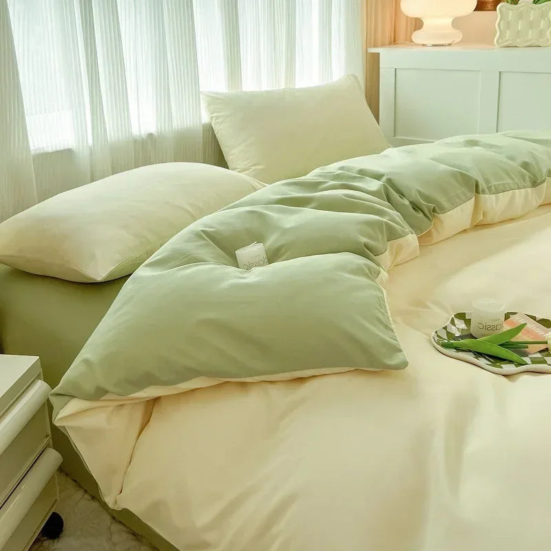 Lime Blossom Bedding Set