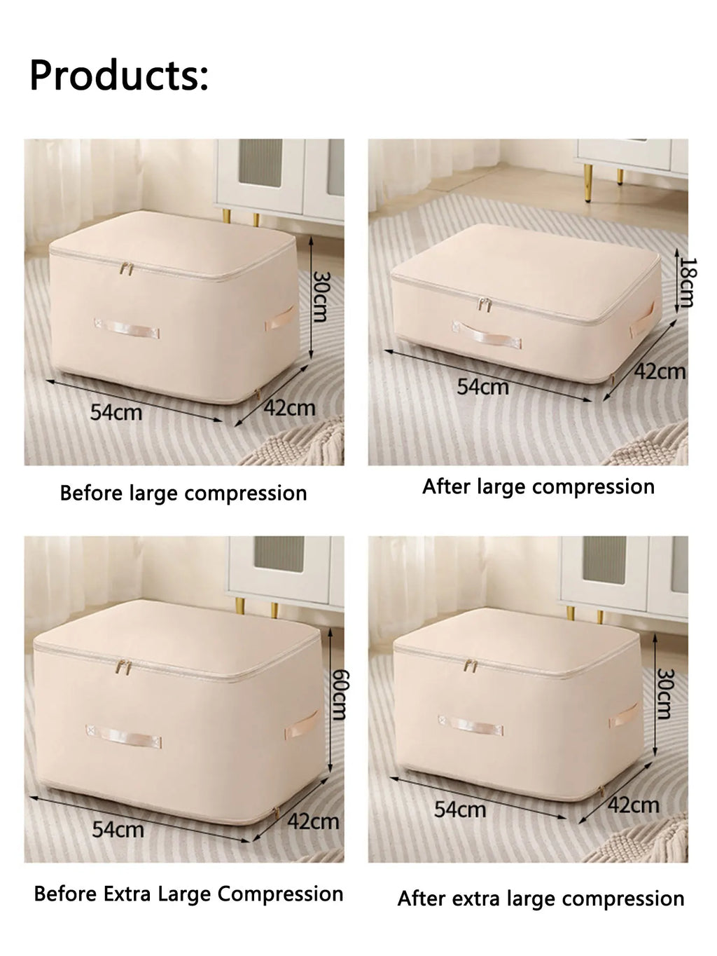 Dustproof Foldable Compressed Storage Bag